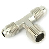 00-01404-B 1/4 in. NPT x 4AN x 4AN Branch Tee Fitting, Male/Male/Male - image 1