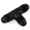 00-01436 6AN x 6AN x 6AN Tee Fitting, Male/Male/Male, Black - image 1