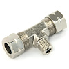 00-01470-B 1/8 in. NPT x 3/8 in. Compression x 3/8 in. Compression Branch Tee Fitting - image 1