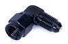 00-01610 3AN Swivel x 3AN 90-Degree Fitting, Female/Male, Black - image 1