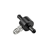 00-01802 Import Fuel Adapter Fitting Kit w/Clamps, 4AN x 5/16 in. Barb x 5/16 in. Barb - image 1