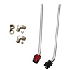 00-10137-HL Dodge 80 mm/85 mm/90 mm Hemi Intake Hardline Kit, Solenoids To Plate, Fuel Adapter To Solenoid - image 1