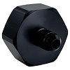 00-34021 4AN Bottle Valve Nut & Gasket, CGA 660/Black - image 1
