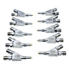 00-40011-10 Vortex Ti 1/16 in. NPT Wet Nitrous Nozzle, 10 Pack/Straight Annular Discharge/Titanium - image 1