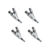 00-40011-Dry-4 Vortex Ti 1/16 in. NPT Dry Dual-Stage Nozzle, 4 Pack/Straight Annular Discharge/Titanium - image 1