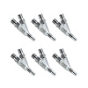 00-40011-Dry-6 Vortex Ti 1/16 in. NPT Dry Dual-Stage Nozzle, 6 Pack/Straight Annular Discharge/Titanium - image 1