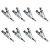 00-40011-Dry-8 Vortex Ti 1/16 in. NPT Dry Dual-Stage Nozzle, 8 Pack/Straight Annular Discharge/Titanium - image 1