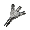 00-40018 Trident Ti 1/8 in. NPT Three Stage Dry Nitrous Nozzle, Straight Discharge/Titanium