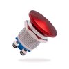00-51032-PB Momentary Mushroom Cap Push-Button, 23 mm Red Cap/Screw terminals - image 2