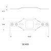 00-54505 4150 Flange Shallow Break 4 Solenoid Bracket, Front Center/Rear Center Solenoid Locations - image 3
