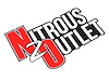 00-57022 Contour Cut Decal Window Sticker, 8.5 in. X 5.68 in., Red N&O, White letters, Black Back Ground