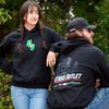 00-90071-M Hoodie, Medium/Black/American Skull - image 2