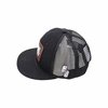 00-91025-BL Flatbill Mesh Snapback Patch Cap, Black - image 2