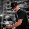 00-91028 Flex Fit Mesh Snap Back Hat, Black/Red - image 2