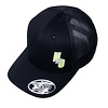 00-91029 Flex Fit Mesh Snap Back Hat, Black/Neon Green - image 1