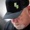 00-91029 Flex Fit Mesh Snap Back Hat, Black/Neon Green - image 3