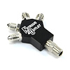 50-01725 Powersports 1 In 4 Out Distribution Block w/Fittings, 1/8 in. NPT Male Inlet, 3AN Male Outlets - image 1