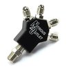 50-01725 Powersports 1 In 4 Out Distribution Block w/Fittings, 1/8 in. NPT Male Inlet, 3AN Male Outlets - image 3