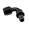 60-15090-06-GB Flo Supply 6AN Push-On 90-Degree Swivel Hose End, Gloss Black - image 1