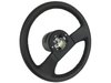 1988 C4 Corvette Anniversary Edition OE-Style Series Steering Wheel, 14 in. Diameter, Premium Black Leather Grip - image 2