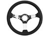 S6 Sport Steering Wheel Kit for 1968-1973 Ford/Mercury, 14 in. Diameter, Black Leather Grip, with 6-Bolt Adapter and Horn Button - image 2