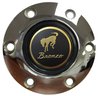 S6 Sport Steering Wheel Kit for 1964-1972 Ford/Mercury, 14 in. Diameter, Black Leather Grip, with 6-Bolt Adapter and Horn Button - image 3