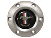 S6 Sport Steering Wheel Kit for 1968-1973 Ford/Mercury, 14 in. Diameter, Black Leather Grip, with 6-Bolt Adapter and Horn Button - image 3