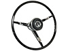 OE-Series Steering Wheel Kit 1967 Ford Mustang, 16 in. Diameter, Black Finish, with Horn Contact Kit and Pad - image 1