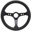 S6 Sport Steering Wheel Kit for 1968-1973 Ford/Mercury, 14 in. Diameter, Black Leather Grip, with 6-Bolt Adapter and Horn Button - image 2