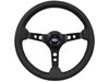 S6 Sport Steering Wheel Kit for 1964-1972 Ford/Mercury, 14 in. Diameter, Black Leather Grip, with 6-Bolt Adapter and Horn Button - image 2