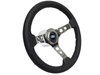 S6 Sport Steering Wheel Kit for 1964-1972 Ford/Mercury, 14 in. Diameter, Black Leather Grip, with 6-Bolt Adapter and Horn Button - image 2