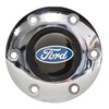 S6 Classic Steering Wheel Kit 1968-1991 Ford/Mercury, 15 in. Diameter, Deluxe Walnut Wood Grip, w/ 6-Bolt Adapter & Horn Button - image 3