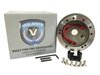 S6 Classic Steering Wheel Kit 1968-1991 Ford/Mercury, 15 in. Diameter, Deluxe Walnut Wood Grip, w/ 6-Bolt Adapter & Horn Button - image 4