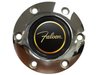 S6 Classic Steering Wheel Kit 1964-72 Ford/Mercury, 15 in. Diameter, Deluxe Espresso Wood Grip, w/ 6-Bolt Adapter & Horn Button - image 3
