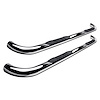 3 In. Round Wheel to Wheel Side Bars for 2018-2019 Jeep Wrangler JL Unlimited 4-Door - image 1