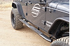 4X Series 4" Oval Side Bars 2007-2017 Jeep Wrangler 4 Door - image 1