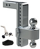 Turnover Ball 10" Drop Hitch with 2" Shank Keyed Alike - image 1