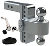 Turnover Ball 6" Drop Hitch with 2" Shank Keyed Alike