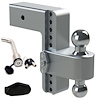 Turnover Ball 8" Drop Hitch with 3" Shank Keyed Alike - image 1