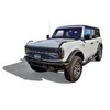 Pro Traxx 4 Oval Nerf Step Bars fits Select Ford Bronco 4-Door [Textured Black Powder-Coated Finish] - image 2