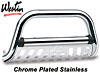 3" Diameter Chrome Plated Stainless Steel Ultimate Bull Bar Fits 2005-2008 Jeep Liberty - image 1