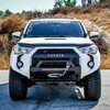 Pro-Series Front Bumper with Angular Bull Bar Toyota 4Runner - Black Textured Finish - image 2