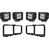 58-9915 Outlaw/Pro-Mod Bumper Light Kit Square - image 1