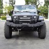 WJ2 Full Width Front Bumper w/LED Light Bar Mount for 2018 Jeep Wrangler JL - image 2