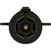 7-Way RV Round Plastic Trailer Side Connector - image 1