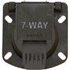 7-Way RV Round Plastic Car Side Connector Includes Rubber Seal - image 1