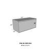 80-HBD1824 Brute HD Under Body Tool Box - image 2
