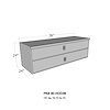 80-HDD36 HD Under Body 24in x 36in w/Top/Base Drawers Overall Dims: 36x24x24 In.; Approx. - image 1