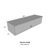 80-HTB48 HD Top Sider 13in x 48in w/flip up Door Overall Dims: 48x13x16 In.; Approx. Cu F - image 2