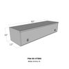 80-HTB60 HD Top Sider 13in x 60in w/flip up Door Overall Dims: 60x13x16 In.; Approx. Cu F - image 2